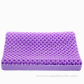 Custom purple TPE gel pillow